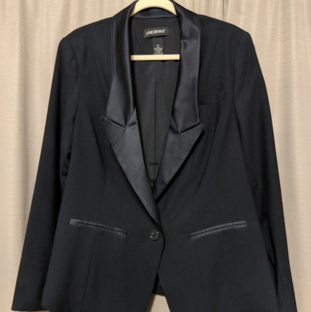 Satin Lapel Lane Bryant Blazer